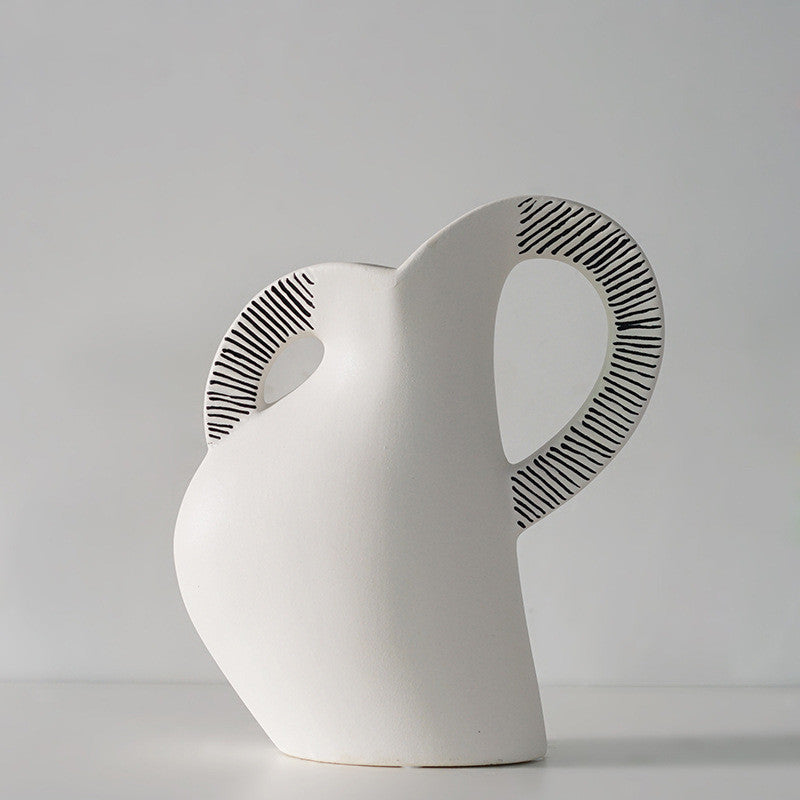 Scandinavian Creative Minimalist Ceramic Vase Ornaments